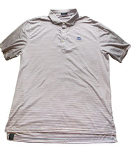 Load image into Gallery viewer, Turtleson Shirt Adult 2XL XXL OAKS 12 Embroidered Striped Spandex Golf Polo Mens