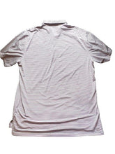 Load image into Gallery viewer, Turtleson Shirt Adult 2XL XXL OAKS 12 Embroidered Striped Spandex Golf Polo Mens