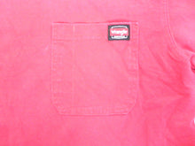 Load image into Gallery viewer, Wrangler Shirt Adult Medium Workwear Front Pocket Patch Logo Short Sleeve Mens