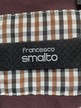 Load image into Gallery viewer, Francesco Smalto Shirt Adult 3XL XXXL Brown Flip Cuffs Contrast Casual Dress Men