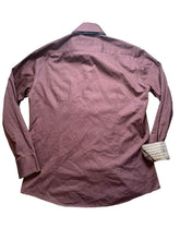 Load image into Gallery viewer, Francesco Smalto Shirt Adult 3XL XXXL Brown Flip Cuffs Contrast Casual Dress Men