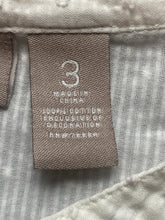 Load image into Gallery viewer, Chicos Shirt Womens 3 2XL XXL Swiss Dot Flowy Blouse Scalloped Lace Trim Ladies