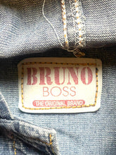 Load image into Gallery viewer, Bruno Boss Jacket Womens Extra Large Button Front Hoodie Denim Jean Ladies