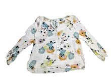 Load image into Gallery viewer, Lucky Brand Shirt Womens Large 100% Viscose Boho Allover Print Floral Tie Ladies