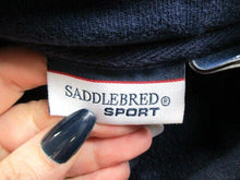 Load image into Gallery viewer, Saddlebred Sweater Adult Large 1/4 Zip Mock Neck Fleece Outerwear Pullover Mens
