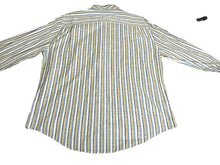 Load image into Gallery viewer, BACHRACH Shirt Adult Extra Large 17.5 43/44 Striped Paisley Button Up Dress Mens