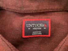 Load image into Gallery viewer, UNTUCKit Shirt Adult Medium Button Up Long Sleeve Chest Pockets Casual Men