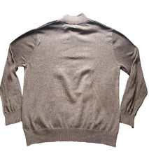 Load image into Gallery viewer, Alan Flusser Sweater Adult Large Mock Neck 1/4 Zip Pullover Knit Outerwear Mens