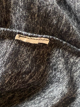 Load image into Gallery viewer, Anthropologie Altar’d State Shirt Womens Medium Gray Black Ruffle Cold Shoulder