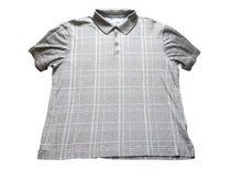 Load image into Gallery viewer, Haggar Shirt Adult Large Preppy Windowpane Plaid Collared Casual Golf Polo Mens