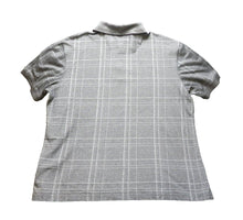 Load image into Gallery viewer, Haggar Shirt Adult Large Preppy Windowpane Plaid Collared Casual Golf Polo Mens