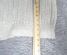 Load image into Gallery viewer, IZOD Sweater Adult Large 1/4 Zip Mock Neck Cable Knit Pullover Outerwear Mens
