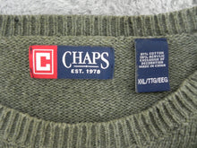 Load image into Gallery viewer, VTG Chaps Sweater Adult 2XL XXL Crew Neck Acrylic Knitted Outerwear Pullover Men