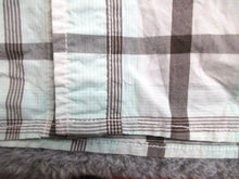 Load image into Gallery viewer, Akademiks Shirt Adult 4XL Button Up Plaid AKDMKS Pocket Blue White Gray Mens