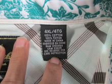 Load image into Gallery viewer, Akademiks Shirt Adult 4XL Button Up Plaid AKDMKS Pocket Blue White Gray Mens