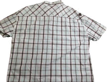 Load image into Gallery viewer, Akademiks Shirt Adult 4XL Button Up Plaid AKDMKS Pocket Blue White Gray Mens