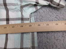 Load image into Gallery viewer, Akademiks Shirt Adult 4XL Button Up Plaid AKDMKS Pocket Blue White Gray Mens