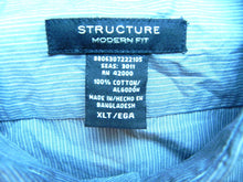 Load image into Gallery viewer, Structure Shirt Adult Extra Large Tall Modern Fit Button Up Long Sleeve Mens