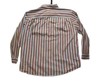 Load image into Gallery viewer, Chaps Shirt Adult 3XL XXXL Button Up Long Sleeve Denim Striped Casual Mens