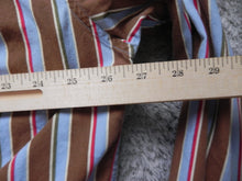 Load image into Gallery viewer, Chaps Shirt Adult 3XL XXXL Button Up Long Sleeve Denim Striped Casual Mens