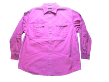 Load image into Gallery viewer, Aigle Shirt Adult Extra Large Button Up Flap Pocket Workwear Long Sleeve Mens