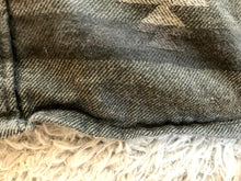 Load image into Gallery viewer, Bixby Nomad Shirt Adult Medium Gray Aztec Pocket Button Up Casual Slim Fit Mens