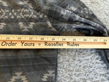 Load image into Gallery viewer, Bixby Nomad Shirt Adult Medium Gray Aztec Pocket Button Up Casual Slim Fit Mens