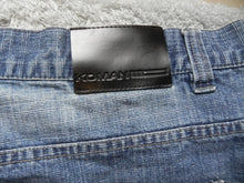 Load image into Gallery viewer, KOMAN Jeans Adult 42x32 Medium Wash Whiskered 5 Pocket Denim Baggy Y2K Mens