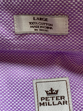 Load image into Gallery viewer, Peter Millar Shirt Adult Large Nanoluxe Easy Care Button Up Crown Casual Mens