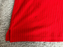 Load image into Gallery viewer, Jessica Roberts Shirt Womens Large Ribbed Knit V-Neck Slit Blouse Casual Ladies