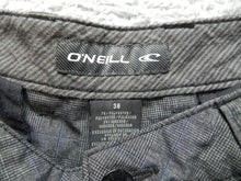 Load image into Gallery viewer, O'Neill Shorts Adult 38 Flat Front Chino Viscose Plaid Casual 8" Inseam Men