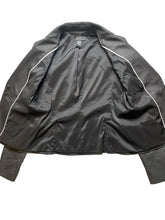 Load image into Gallery viewer, Body By Victoria Suit Jacket Women 8 Medium Charcoal Gray Single Breasted Blazer