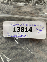 Load image into Gallery viewer, Lulu's Skirt Womens Small Gray White Wrap Maxi Linen Rayon Tie Striped Ladies