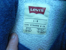 Load image into Gallery viewer, Levis Sweater Adult Large Shawl Collar Pocket Fleece Pullover Outerwear Mens