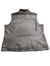 Load image into Gallery viewer, Tail Tech Vest Womens Extra Large Gray Full Zip Quilted Performance Spandex Lady