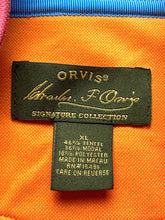 Load image into Gallery viewer, Orvis Sweater Adult Extra Large 1/4 Zip Signature Collection Tencel Salmon Mens