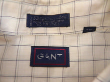 Load image into Gallery viewer, Gant Shirt Adult Extra Large Button Up Long Sleeve Casual Window Pane Casual Men