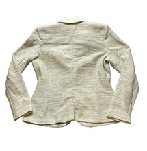 Load image into Gallery viewer, Cabi Jacket Womens 10 Yellow Gray Tweed Career Blazer Single Breasted Ladies