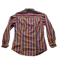Load image into Gallery viewer, J Crew Thomas Mason Shirt Womens Small Brushpopper Striped Button Up Casual Lady
