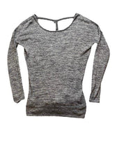 Load image into Gallery viewer, Athleta Shirt Womens XXS 2XS Gray Pose Racerback Athleisure Cut Out Spandex Lady