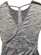 Load image into Gallery viewer, Athleta Shirt Womens XXS 2XS Gray Pose Racerback Athleisure Cut Out Spandex Lady