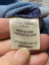 Load image into Gallery viewer, Anthropologie Cloth & Stone Shirt Womens Small Blue Hi low Chambray Denim Tunic