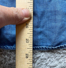 Load image into Gallery viewer, Anthropologie Cloth & Stone Shirt Womens Small Blue Hi low Chambray Denim Tunic