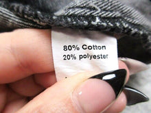 Load image into Gallery viewer, Agnes Orinda Vest Womens 4X Black Button Up Denim Jean Pockets Rugged Plus Lady