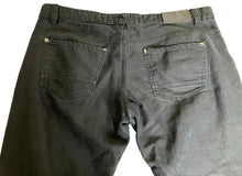 Load image into Gallery viewer, Akademiks Jeans Adult 36x32 Black Straight Leg Zip Pockets Rock Punk AKDMKS Mens