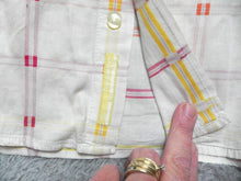 Load image into Gallery viewer, Rocawear Shirt Adult Medium Button Up Short Sleeve Windowpane Plaid Casual Mens