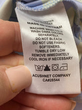 Load image into Gallery viewer, FJ FootJoy Shirt Adult Large Blue Spandex Methodist Embroidery Golf Polo Mens