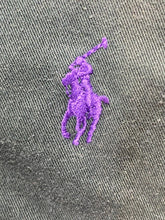 Load image into Gallery viewer, Ralph Lauren Shirt Adult Large Forest Green Blake Button Up Purple Pony Mens