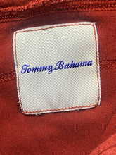 Load image into Gallery viewer, Tommy Bahama Sweater Adult 2XL XXL Reddish Orange Collared 1/4 Zip Pullover Mens