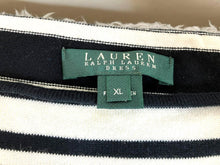 Load image into Gallery viewer, Lauren Ralph Lauren Dress Womens Extra Large Black White Nylon Bodycon Sweater